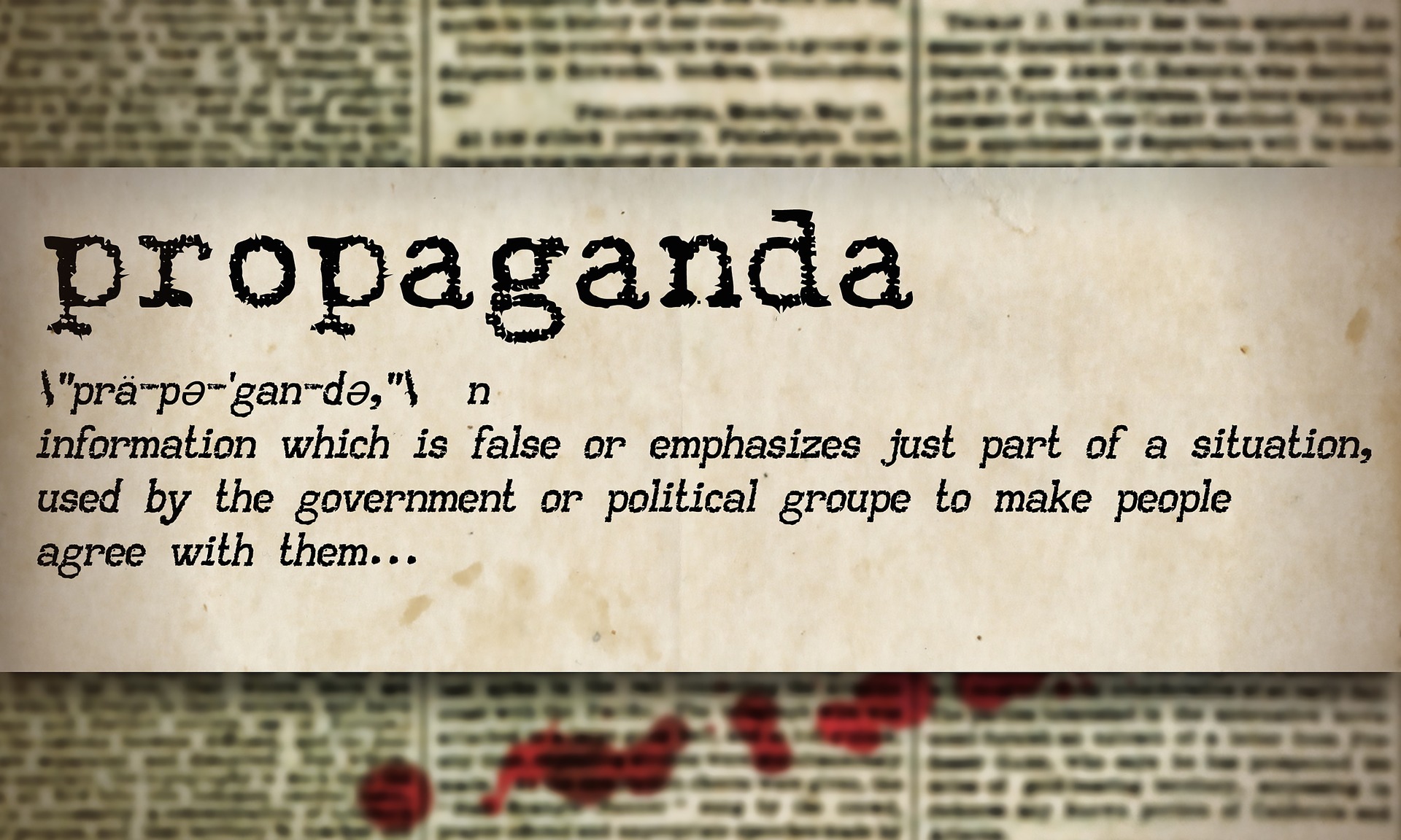 propaganda is misused by governments to effect people's opinion and actions