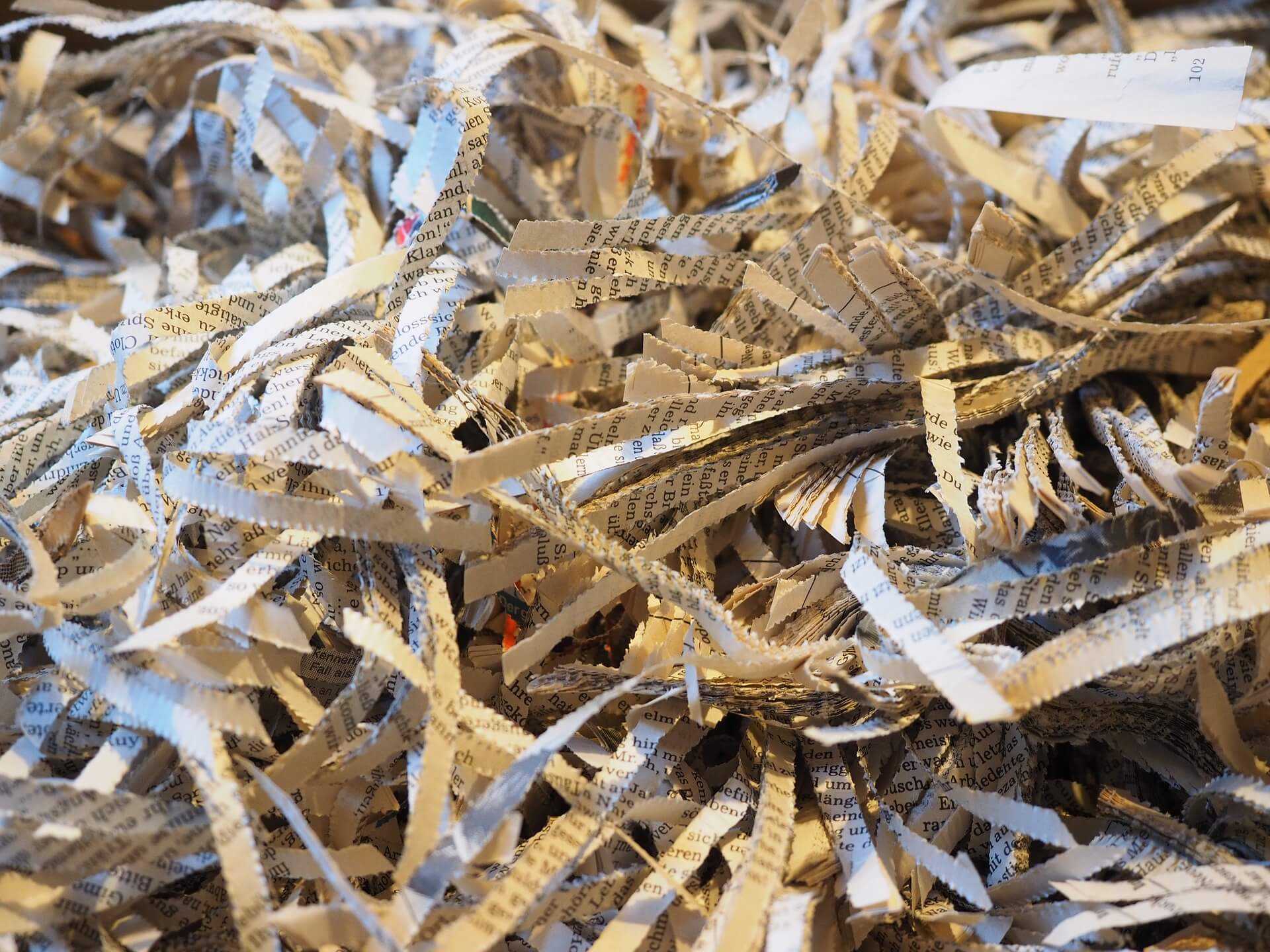 Keeping private information private. Knowing when and what to shred.