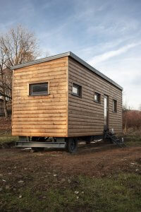 A lot of people are looking to tiny house living.